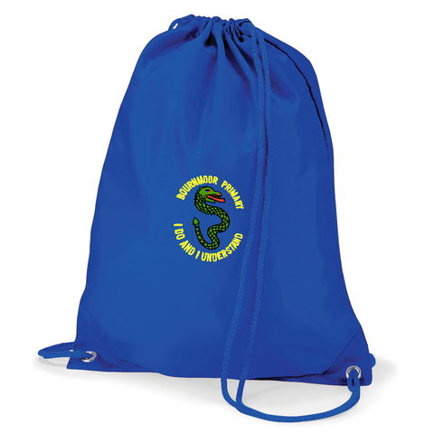 Bournmoor Primary School Royal Blue Gym Bag