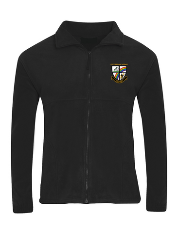 Fatfield Academy Black Fleece Jacket