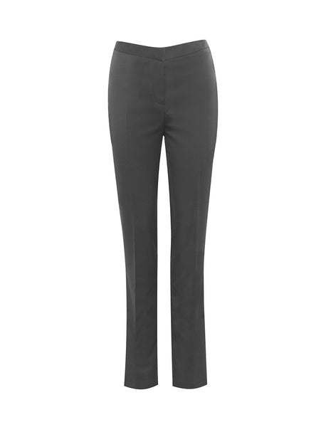 Girls Mid Grey School Trousers - Broadbridges