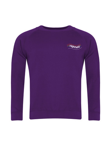 Highfield Academy Purple Sweatshirt (Nursery - Year 4)