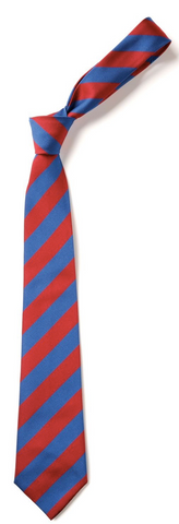 Holley Park Academy Red/Royal Blue Straight Tie