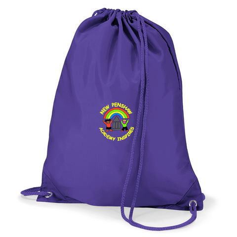 New Penshaw Academy Purple Gym Bag