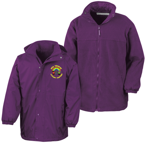 New Penshaw Academy Purple Waterproof Coat