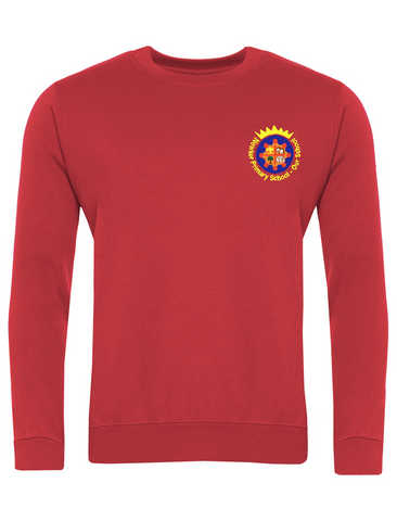 Newker Primary School Red Sweatshirt