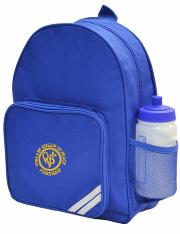 Our Lady Queen Of Peace Catholic School - Penshaw Royal Blue Infant Backpack