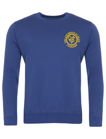 Our Lady Queen Of Peace Catholic School  - Penshaw Royal Blue Sweatshirt