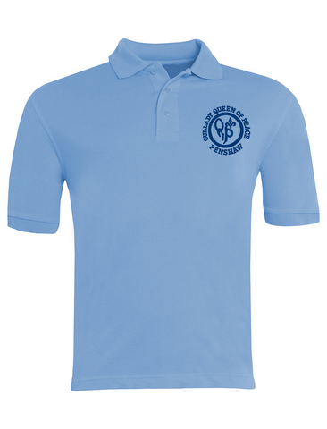 Our Lady Queen Of Peace Catholic School - Penshaw Sky Blue Polo (Nursery)