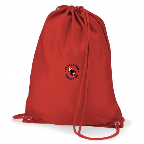Rickleton Primary School Red Gym Bag