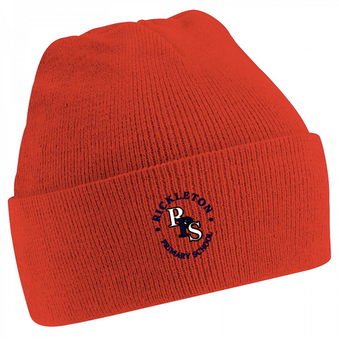Rickleton Primary School Red Knitted Hat