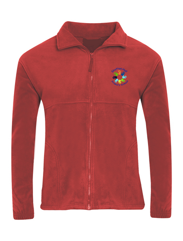 Shotton Hall Primary School Red Fleece Jacket