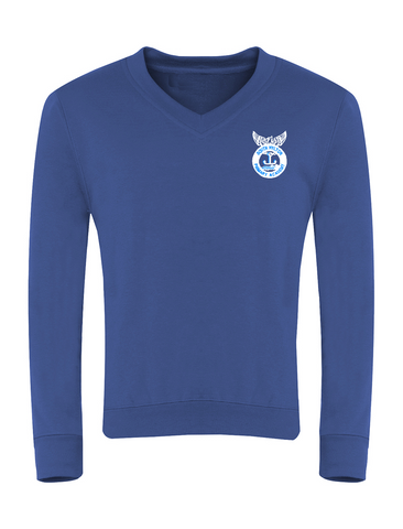 South Hylton Primary Academy Royal Blue V-Neck Sweatshirt (Year 6)