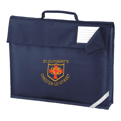 St Cuthberts R.C. Primary School Chester-le-Street Navy Book Bag