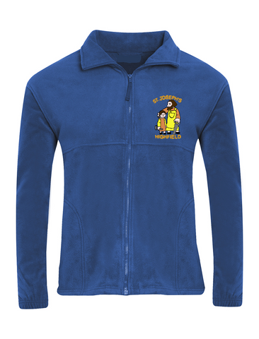 St Joseph's Highfield R.C.V.A. Primary School Royal Blue Fleece Jacket