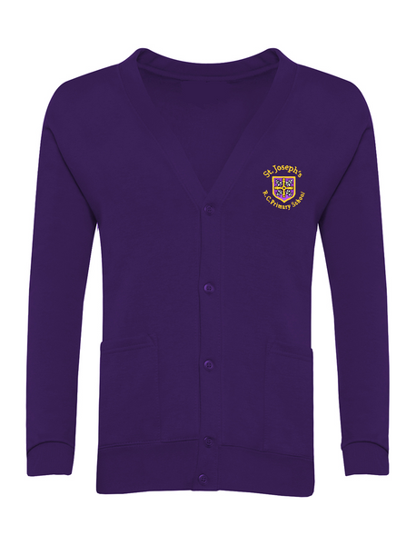 Purple hotsell school cardigan