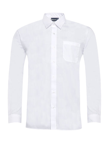 Boys White Long Sleeve Shirt